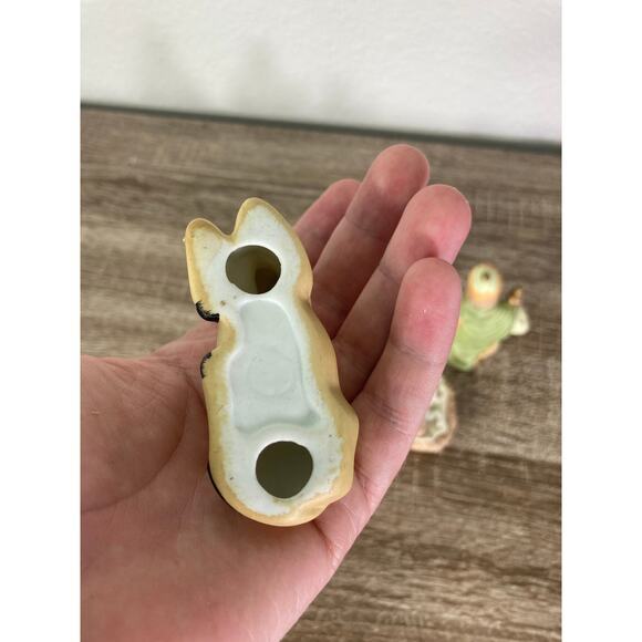 Mid Century Ceramic Nativity Set 6 Piece Pastel Hand Painted Christmas Figurines - Picture 7 of 9